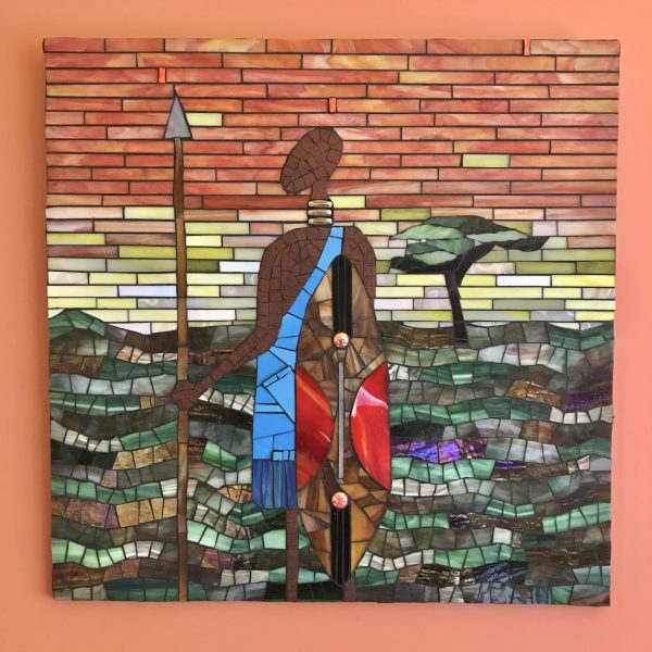 Mosaic Decor - Peaceful Warrior (SOLD)